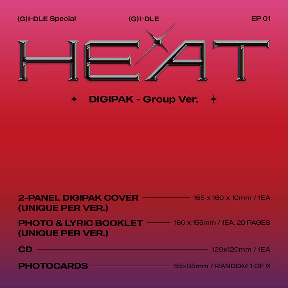 G)I-DLE HEAT (ДИГИПАК - ГРУППА ВЕР.) (Специальный альбом) – купить