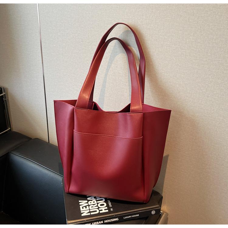 Women's Bag Large Capacity Shoulder Bags High Quality PU Leather Handbags and Purse Female Retro Tote Bags