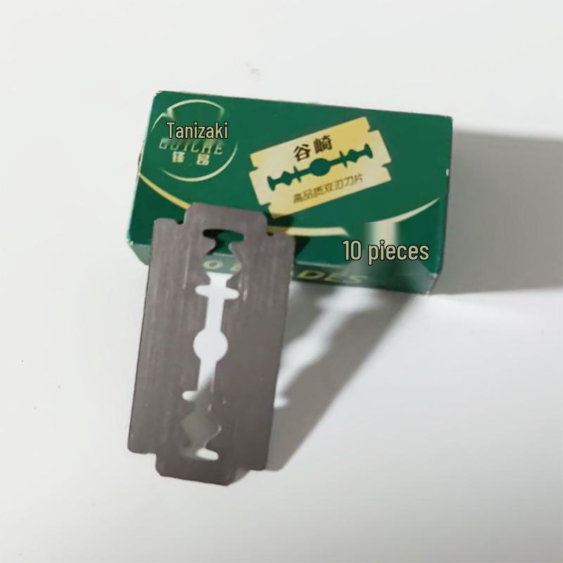 Набор для бритья опасной бритвой с прямой ручкой в старомодном стиле для лица и головы