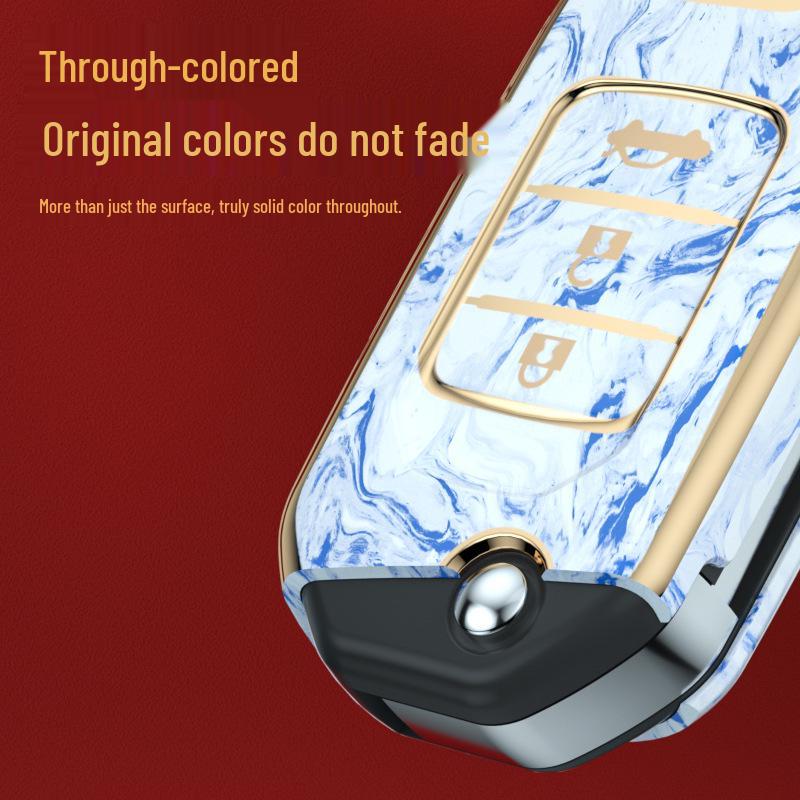 Honda Key Case for Accord, CR-V, XRV, Vezel, Breeze, Crosstour, Lingpai, Jade