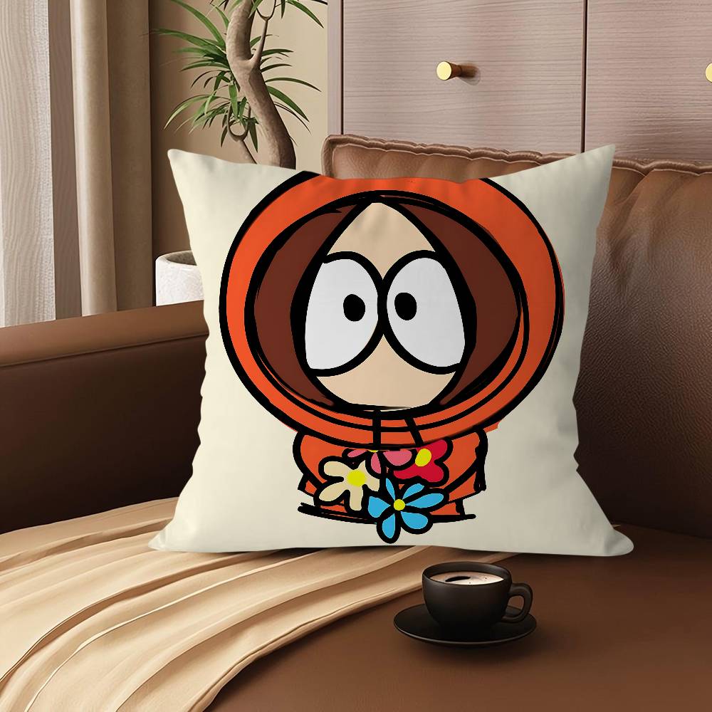 S-South P-Park Pillow Gifts Home Office Furnishings Bedroom Sofa Car Cushion Cover Case 45x45cm