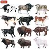 Animal Cattle Sculpture Toy Collection Set For Children Learning And Giving Gift