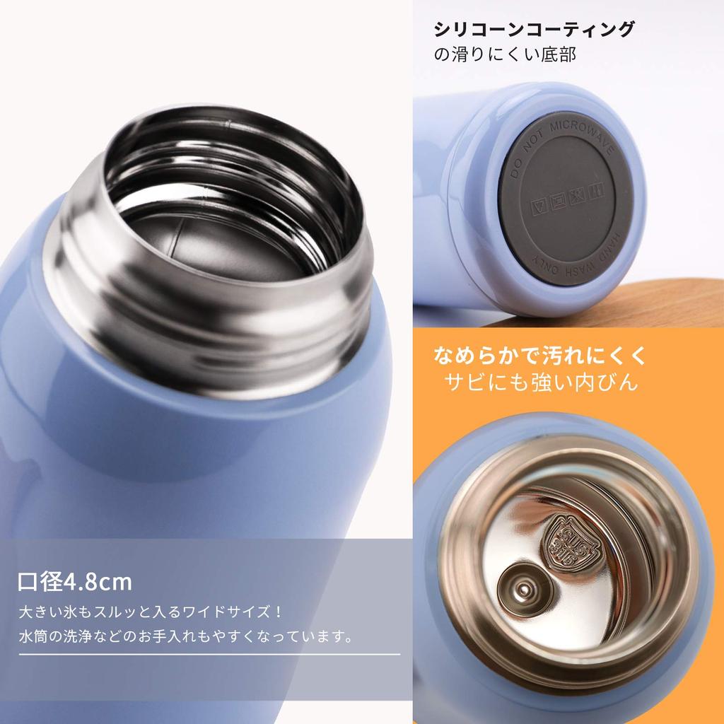 Bunnytoo Vacuum Insulated Water Bottle with Double Walled Vacuum Stainless with Cup and Straw Cup 316 Stainless Sea Star Drinking Water with