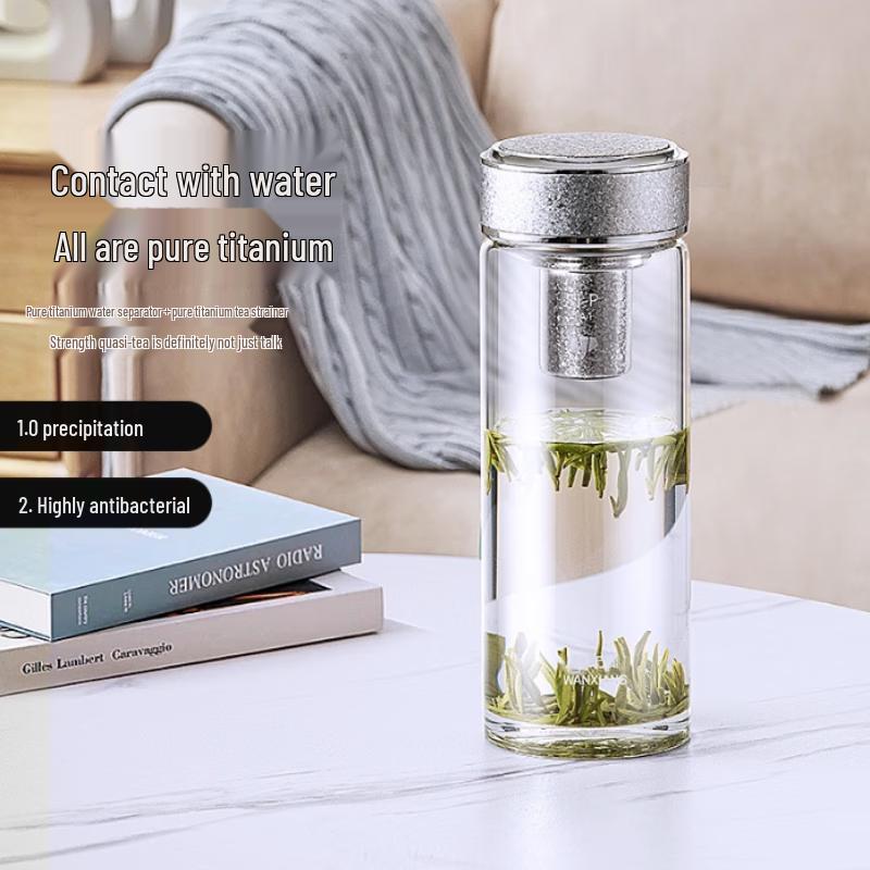 Vientiane Antibacterial Borosilicate Glass Tea Cup