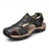 Sandals Men's Large-Size Shoes Summer Casual Shoes Korean Style Trendy Versatile Soft Sole Men's Baotou Beach Shoes Breathable