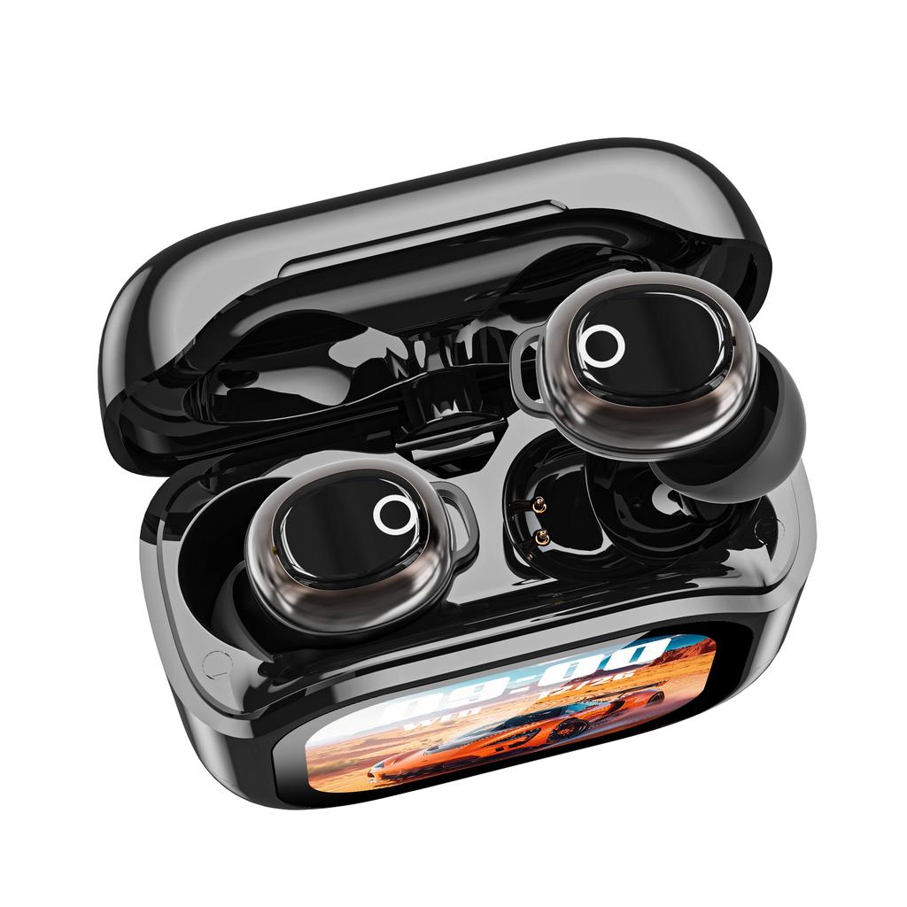 In-Ear Stereo Sound Bluetooth Earphones with Touch Control Color Screen Charging Case Portable Wireless Headsets AI Intelligent Translation