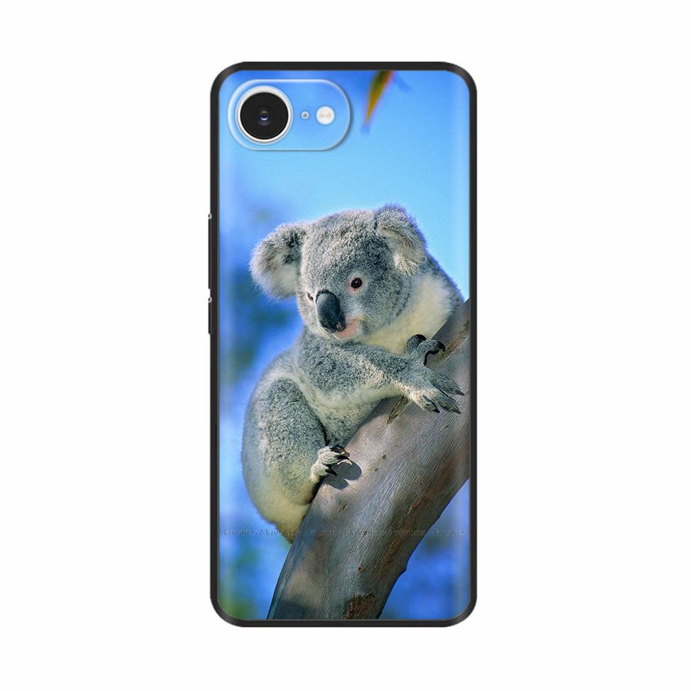 For iPhone 16E Case Fantasy Flower Black Phone Case For iPhone16E / iPhone SE 2025 Soft TPU Shockproof Back Cover Fundas Housing