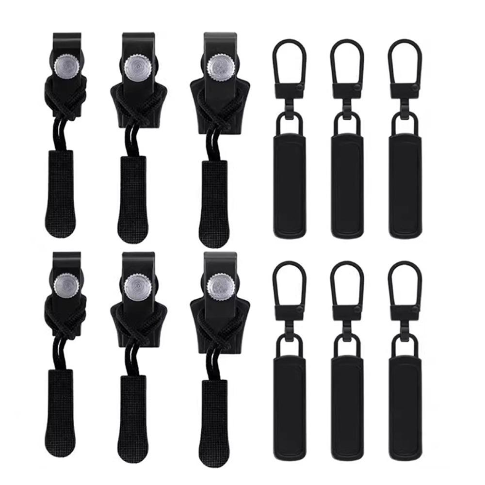12/24Pcs DIY Zipper Slider Puller Multi-Sized Zipper Replacement Kit Zipper Puller Replacement  Bags