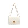 Lock Embroidered Rhombus Shoulder Women's Bag Tide Chain Lady Elegant Crossbody Cosmetic Bag