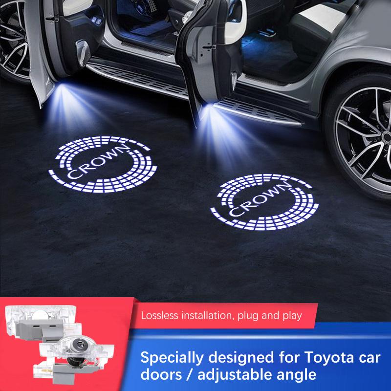 

Car Welcome Light Car Door Light For Toyota Crown JZS171 JZS171W JZX175 JZX171 GRS180 GRS200 GRS181 GRS182 Auto Accessories 2PCS