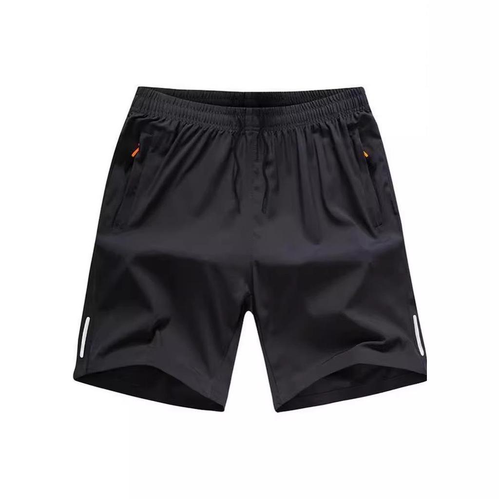 Men's Summer Quick-Dry Ice Silk Loose Sports Shorts - Casual Beachwear