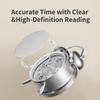 Metal Frame Bedroom Alarm Clock Silent Loud Alarm Clock Twin Bell Alarm Clock  Living Room