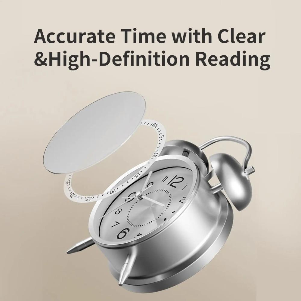 Metal Frame Bedroom Alarm Clock Silent Loud Alarm Clock Twin Bell Alarm Clock Living Room