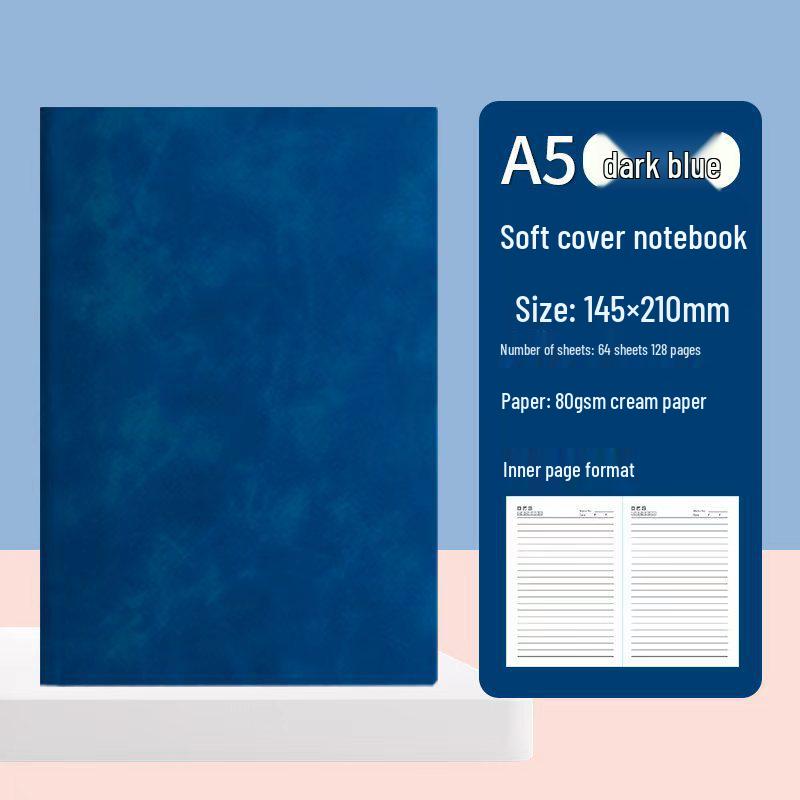 A5 Custom Thick Notebook: High-Value Student Prize & Enterprise Meeting Journal with Logo Printing.