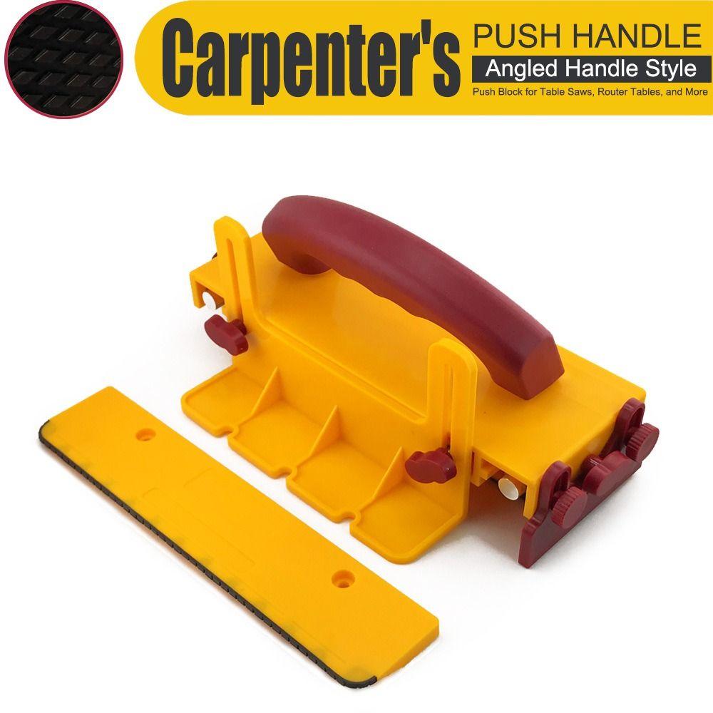 Non-Slip Design Woodworking Push Handle ABS Safety Push Block Woodworking Push Stick  DIY Projects