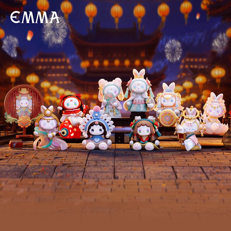 New EMMA Secret Forest Lantern Rendezvous Series Blind Box Cute Doll Figurine Trendy Toy Girl Birthday Gift Desk Decor