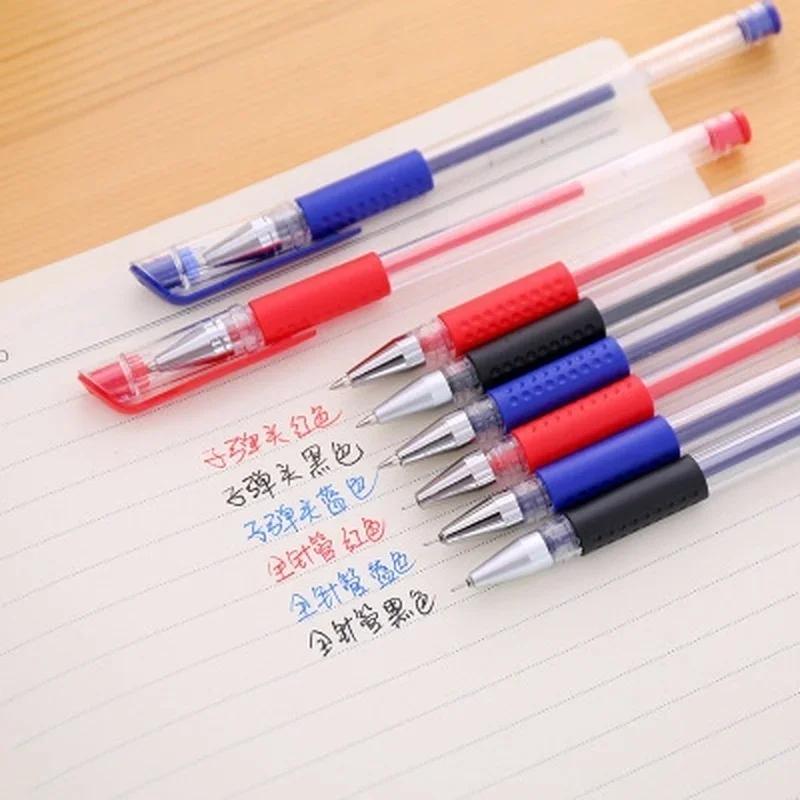 20 PC Smooth Writing Black Blue And Red Ink 0.5mm Pen Student Gel Pen Office Stationery And School Supplies Wholesale