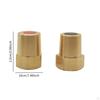 2Pcs M8 Battery Terminal Binding Post Connector Brass Wire for