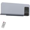 2000W Wall Mounted Heater, 18-45 Degrees C Temperature, Grey