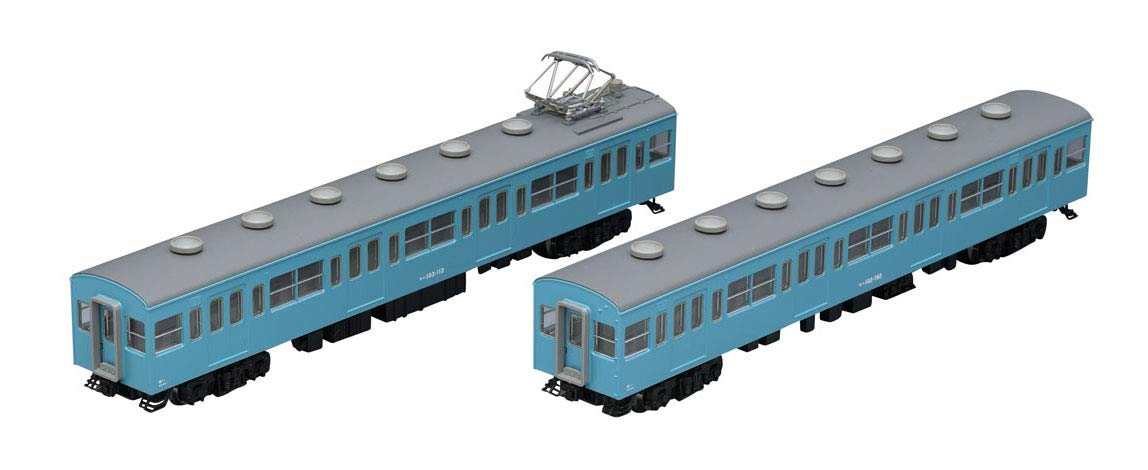 

TOMIX N Gauge Электропоезд серии 103, Ранняя модель без кондиционера, Небесно-голубой, Дополнительный набор (2 машины), 98400, Модель поезда