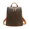 Womens Stylish Large Capacity Laptop Backpack Travel Bag Urban Minimalist PU Shoulder Daily Use