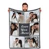 Ik Hou Van Jou Gepersonaliseerd Plaid Met Woorden Collage Op Maat Gemaakte Plaids Verjaardag Souvenir Cadeaus Gepersonaliseerd Plaid