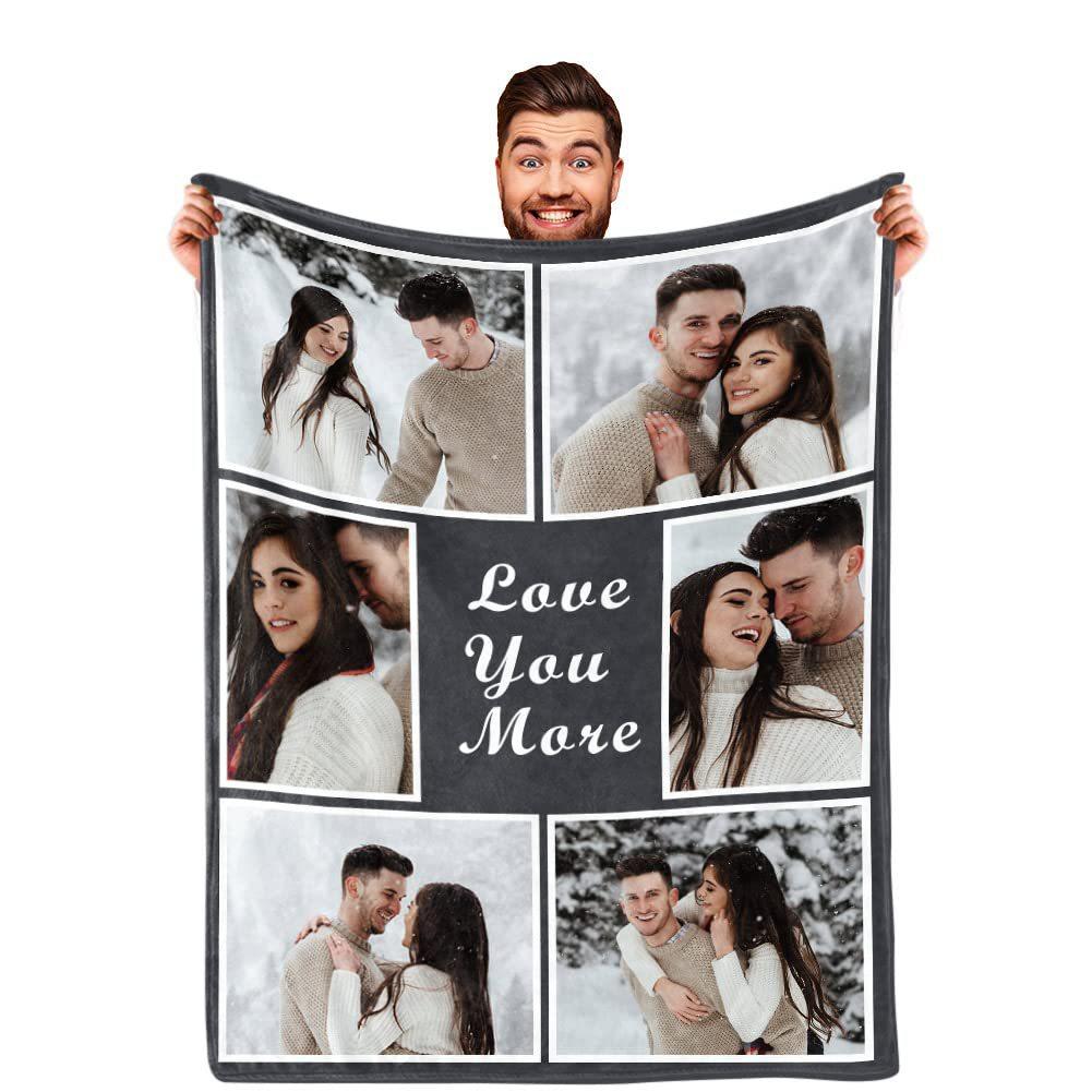 Ik Hou Van Jou Gepersonaliseerd Plaid Met Woorden Collage Op Maat Gemaakte Plaids Verjaardag Souvenir Cadeaus Gepersonaliseerd Plaid
