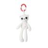 20CM Cute Baby Crib Stroller Toy Rabbit Bunny Bear Soft Plush Infant Doll Mobile Bed Pram Kid Animal Hanging Ring