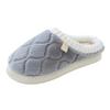 Women's Fashionable Diamond Shaped Cotton Slippers With A Poop Like Feel For Indoor Home Warmth House Slippers Women Washable