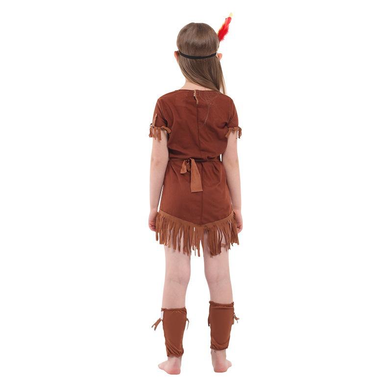 Masquerade Costumes Parent-Child Indian Clothes Parent-Child Show Costumes Halloween Show Costumes Savage Costumes