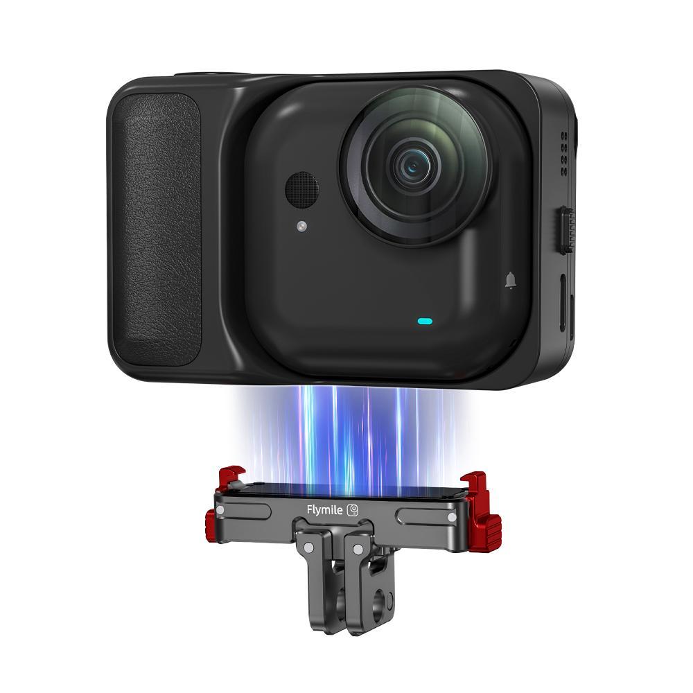 Magnetic Quick Release Adapter Mount For Insta360 Go Ultra With 1/4" Screw Holes Rechargeable Thumb Sports Camera Accessories