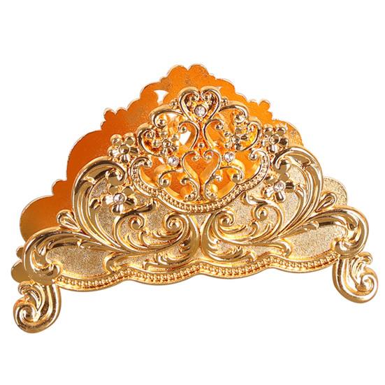 

Винтажный держатель для салфеток, декоративный цинковый сплав, креативная вешалка для салфеток, подставка для вечеринок золотистый