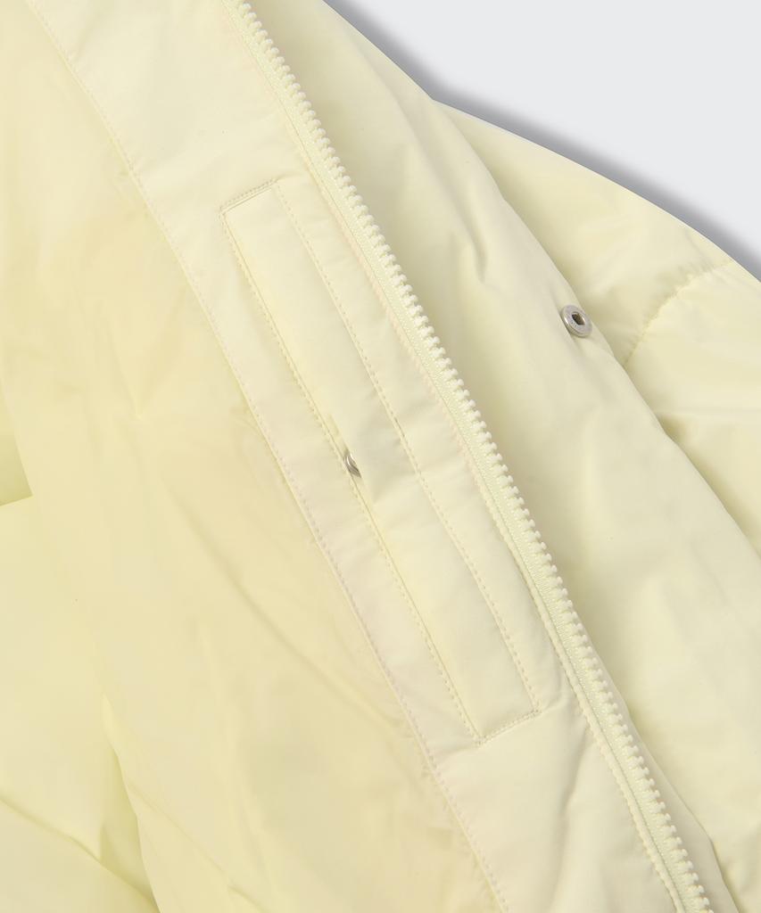 Musinsa Standard Daily Puffer Hooded Short Padded Jacket [Lemon]