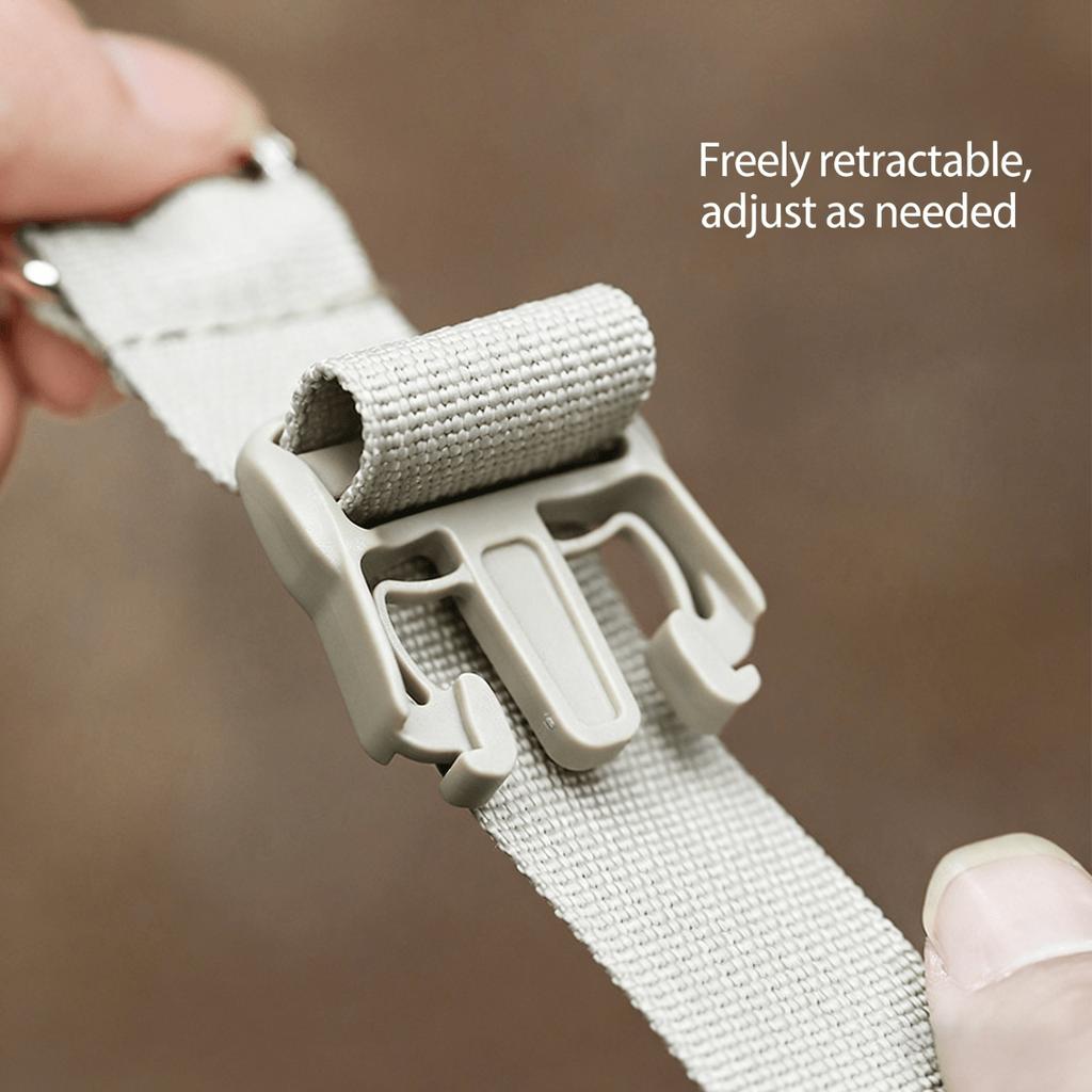 Multi-Functional Packing Strap with Adjustable Plastic Buckle And Lock,for Securing Water Bottles,And Personal Items on Backpack