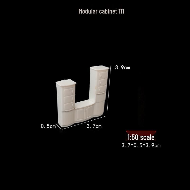 1:50 Scale Model Materials: Sand Table, DIY Indoor Furniture, Wardrobe, Bedside Table, Bookshelf, Wine Cabinet