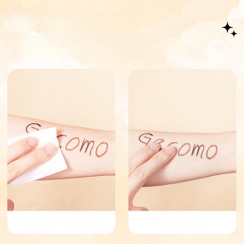 Eyeliner-Stift in Entenschnabelform mit flacher Spitze, natürlich glatt, wasserfest, kratzfest, langanhaltend, verwischt nicht so leicht, Braun, 1,5 mm