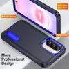 S26 Ultra Case Shockproof Bumper Hybrid 3in1 Candy Color Phone Stand Cover Samsung S25 Ultra S24 Plus S23 FE A15 A16 A36 A56 A17 A27 A37 A57 5G