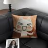 I-Inoue Toroo Cartoon Cushion Cover Natural Linen Organic Fabric Double-Sided Printing Sofa Home Decor Gift Pillow Case