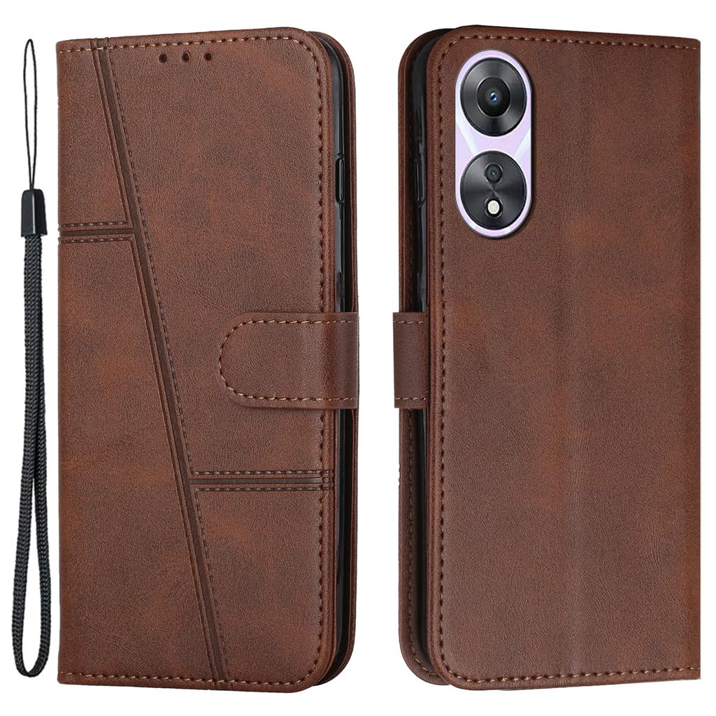For Oppo A58 5G/A78 5G/A58x 5G/A1x 5G/A1 Vitality Edition/A2x 5G Leather Case Phone Wallet Stand