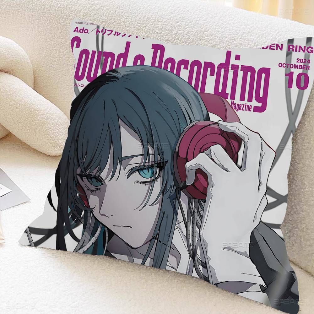 

Singer A-Ado Cushion Cover Pillowcase Upholstery Sofa Throw Pillow Home Decor Pillowcas 12x12Inch