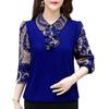 Casual Linen Blend Blouse With Polo Neck And Ruffle Collar For Spring Summer Women