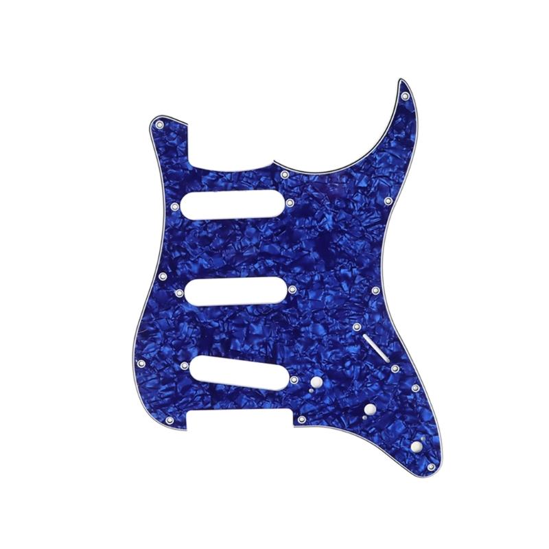 3-Ply 11Hole Electric Guitar Pickguard Anti-Scratch Pearl Plate Guard Cover for ST SQ Electric Guitar Accessories