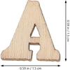 100pcs Craft Letters Small Wooden Alphabet Letters Unfinished Wood Letters Wood Pieces for Crafts Spelling Education Wood Crafts