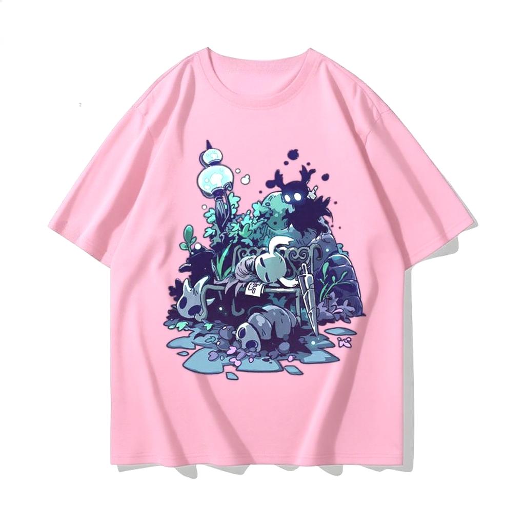 2025 Herbst- und Wintermode Hautfreundliches T-Shirt aus reiner Baumwolle Bequemes Herren- und Damen-Übergrößen-Loose-Paar-T-Shirt