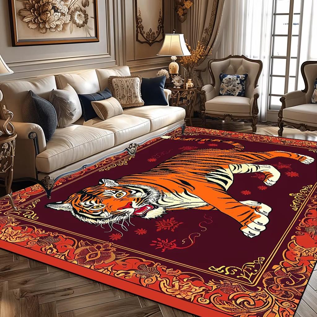 Creative Trendy Carpet Living Room Decoration Animal Pattern Alfombra Rugs for Bedroom Home Children Bedroom Decor Entrance Mat