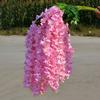 Artificial Wisteria Vine Indoor Outdoor Wall Hanging Fake Silk Flower Garland Home Wedding Party Festival Simulated Floral Decoration