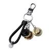WISHOW Straw Hat Skull Bag Charm, Anime Character Metal Alloy Keychain, Popular Decorative Accessory, Cute Kawaii Gift for Fans, Durable and Stylish