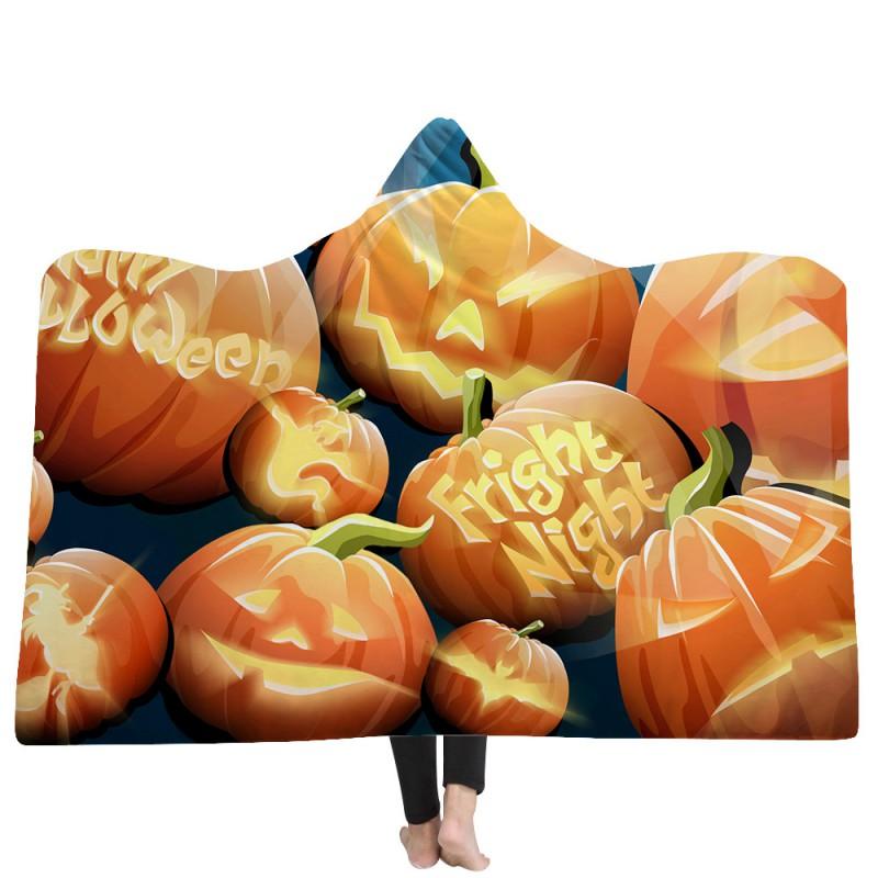 Hooded Blanket Adults Cozy Throw Super Soft Fleece Warm Winter Nap Home Decor
