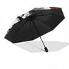 1pc Flaming Football Player Automatic Opening and Closing Folding - A Good Choice for Gifts, Fashionable and Convenient Umbrella With Cute Cartoon Cha