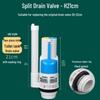 WDI Water-Saving Flush Valve Kit for Squat Toilets